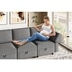 preview thumbnail 4 of 5, Loveseat Sofa with Storage Seat