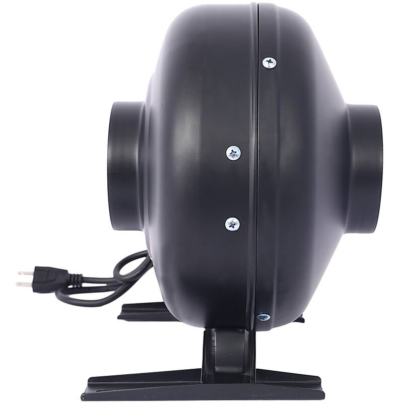 4-Inch 316 CFM Inline Duct Fan: Air Circulation Vent Blower for Hydroponics, Basements, and Kitchens