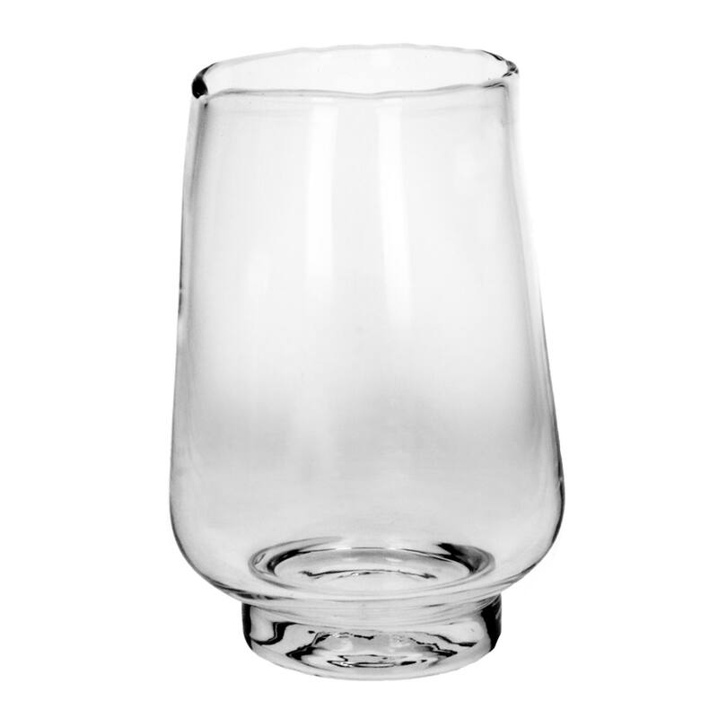Cylindrical Glass Hurricane Vase - 14" - Clear