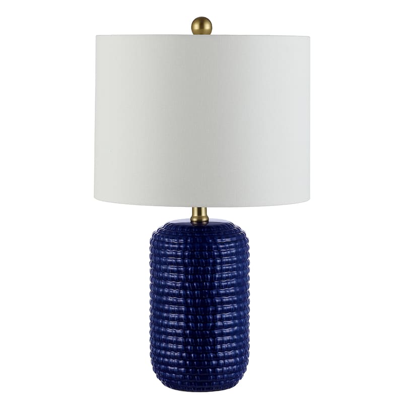 SAFAVIEH Lighting Imkje 22-inch Ceramic Table Lamp (Set of 2) - 13" x 13" x 22" - 13Wx13Dx22H