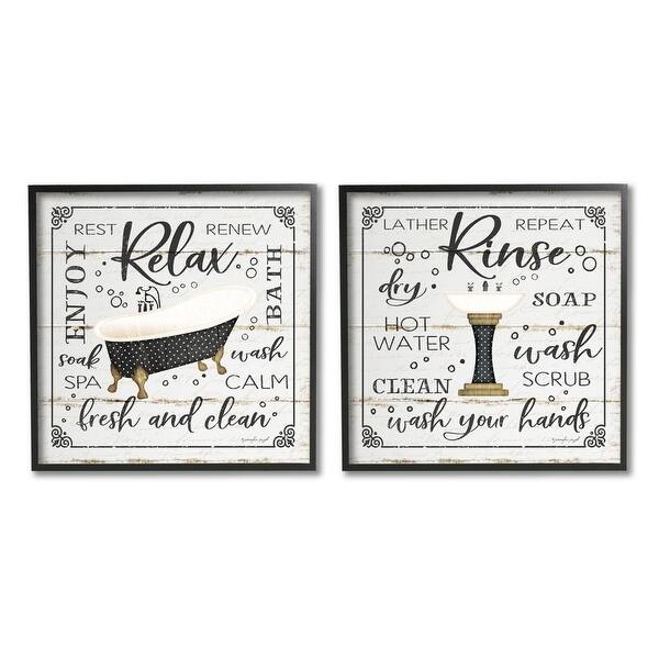 Wall Bathroom Picture Frame 12x12 Wall Hanging New