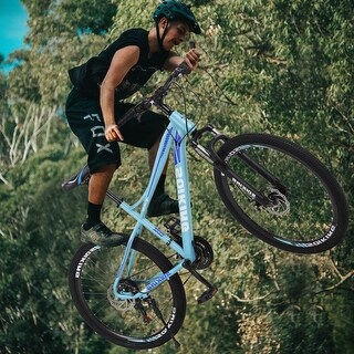 ARTUDATECH 26-Inch Mountain Bike, 21 Speed, Full Suspension Mens Mountain Bike Shimano 21 Speed 26 Inch Wheel Dual Disc Brake Bike Men Womens Adult Bicycle Bike Lock Air Pump