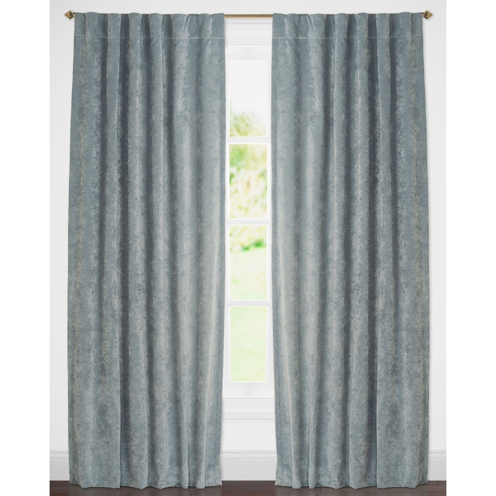 Padma Velvet 50x84 Back-Tab Curtain Panel (Single Panel)