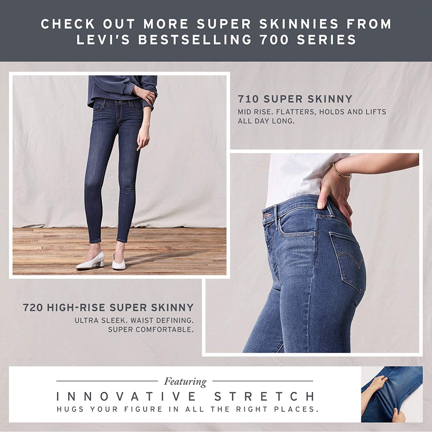 levi's 535 skinny jeans