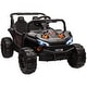 preview thumbnail 11 of 25, Qaba 12V Ride On Truck, 3.7 MPH Battery Powered Electric Car for Kids Remote Control, 4-Wheel Suspension, Lights, Horn & Music