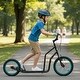 preview thumbnail 2 of 10, Costway Youth Scooter with Adjustable Handlebar 16-Inch & 14-Inch - Black - See Details