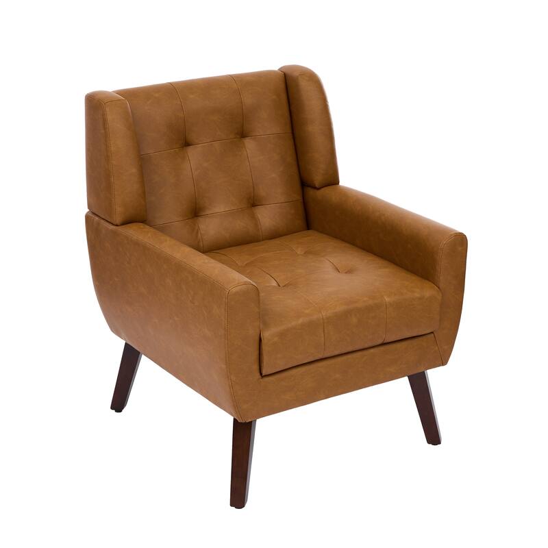 Set of 2 Tufted Upholstered Accent Armchair
