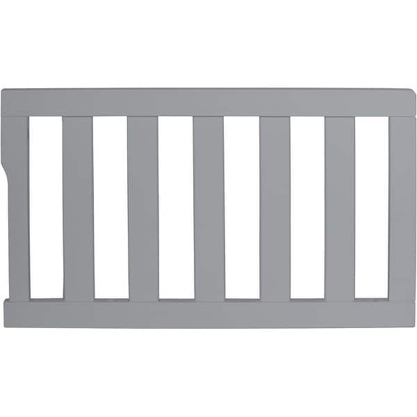 slide 2 of 4, Dream On Me Universal Convertible Crib Toddler Guard Rail Grey