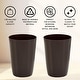 preview thumbnail 22 of 60, HOLD N’ STORAGE - Set of 2 Small Trash Can with Open Top for Compact and Tight Spaces – 1.58 Gallon Capacity