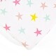 preview thumbnail 6 of 9, Lush Decor Baby Unicorn Heart Rainbow Star Organic Cotton Fitted Crib Sheet, 2 Pack - 52"x 28" x 9"