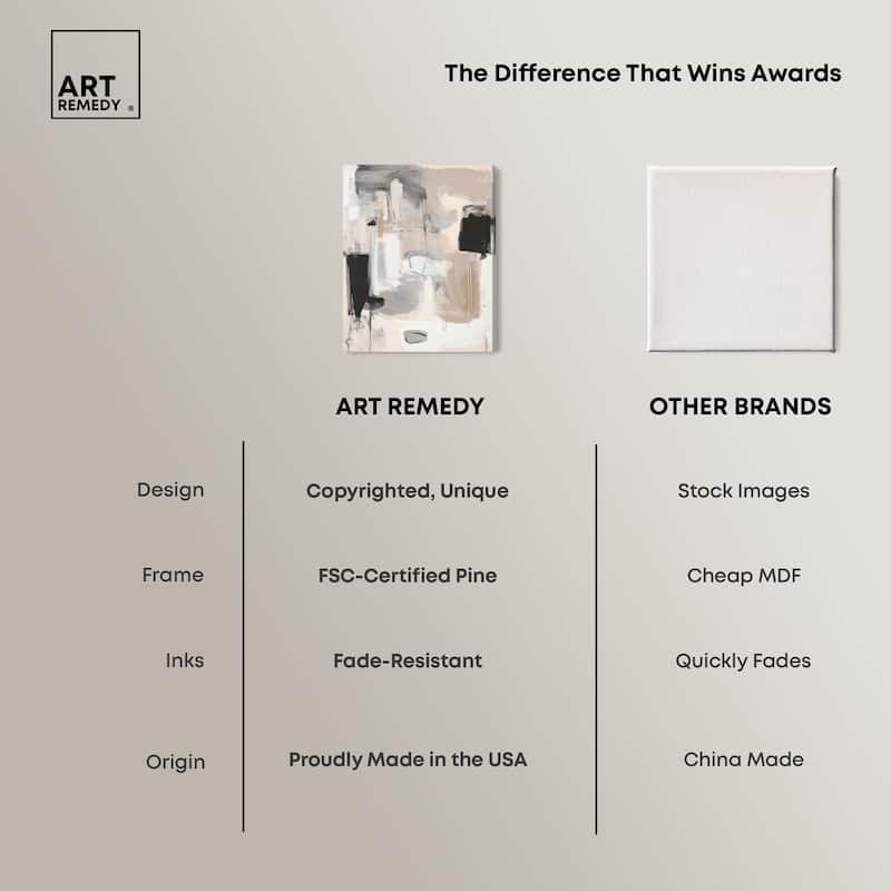 Beauty of Beige II Canvas by Art Remedy, Gallery Wrapped