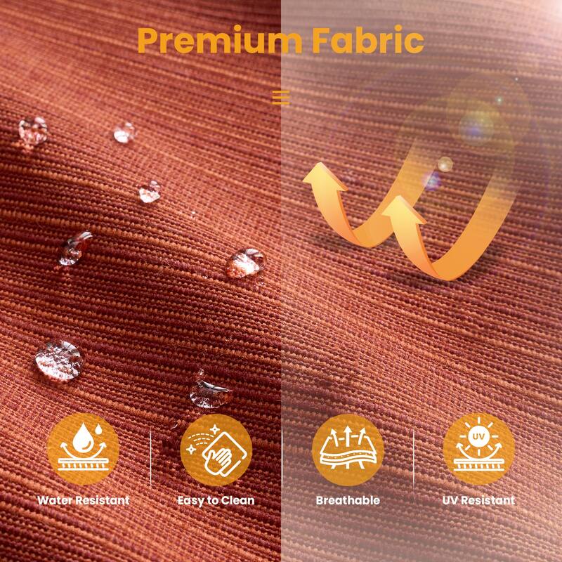 ​​OVIOS 5-Piece Outdoor Wicker Set With Ottoman