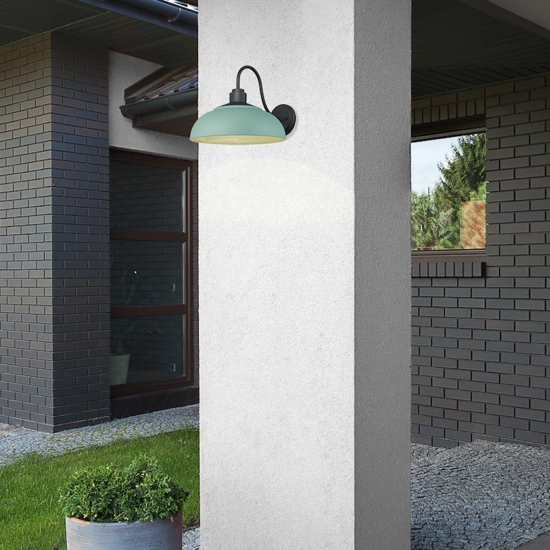 Levitt 13.63" Wide 1-Light Natural Black Outdoor Wall Light