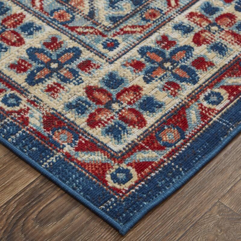 Vone Power Loomed Distressed Abstract Stain Resistant Area Rug By HomeRoots - 12' x 15'