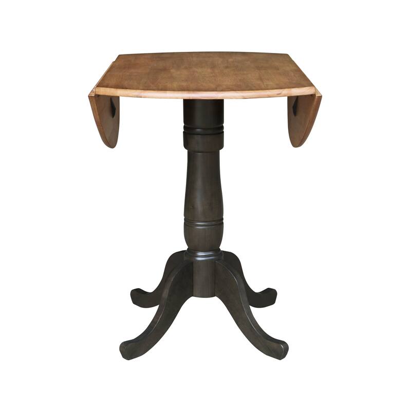 42 in. Round Dual Drop Leaf Dining Table