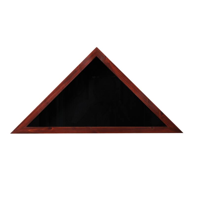 Solid Wood Display Case for 9.5 x 5 Veterans Flag