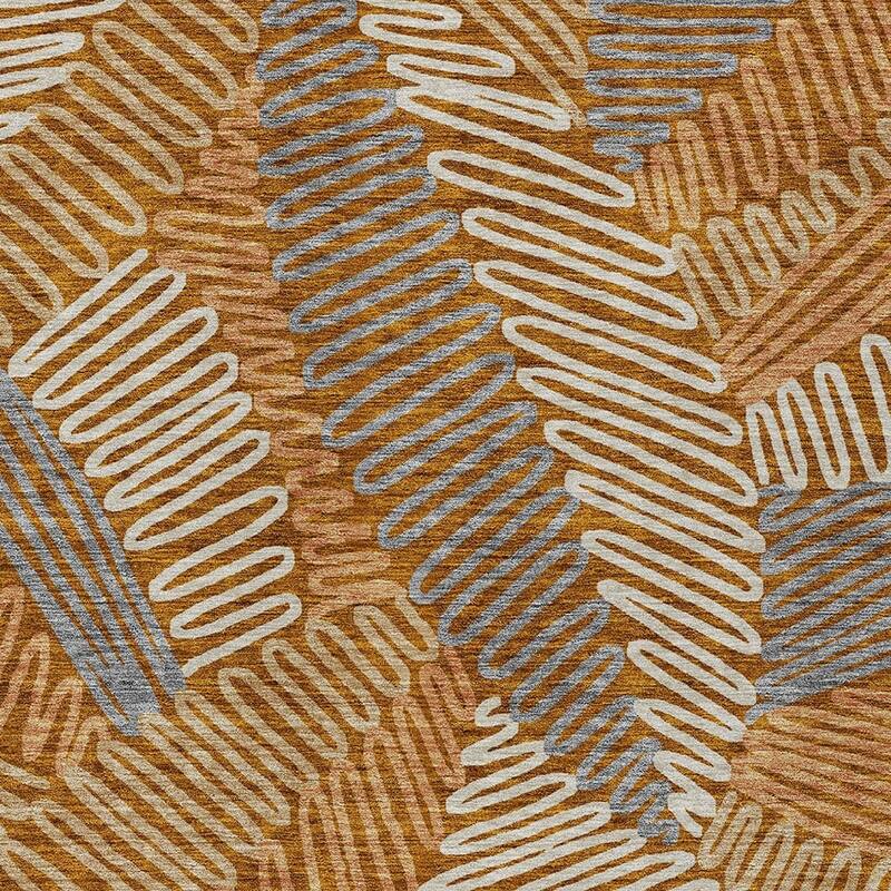 HomeRoots Floral Transitional Rectangle Outdoor Rug
