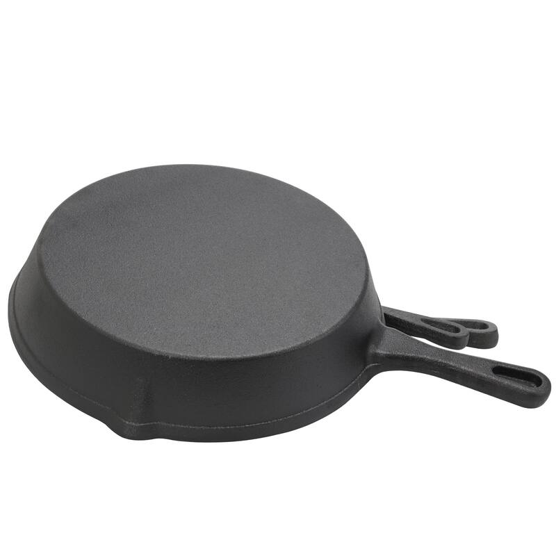 General Store Addlestone 3Pc Skillet Set Black Preseasoned Cast Iron