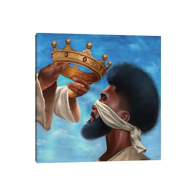 iCanvas "Crown Me Lord (Man)" by Salaam Muhammad Canvas Print