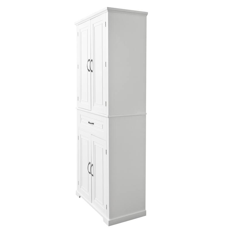 Bathroom Storage Cabinet with Doors and Drawer