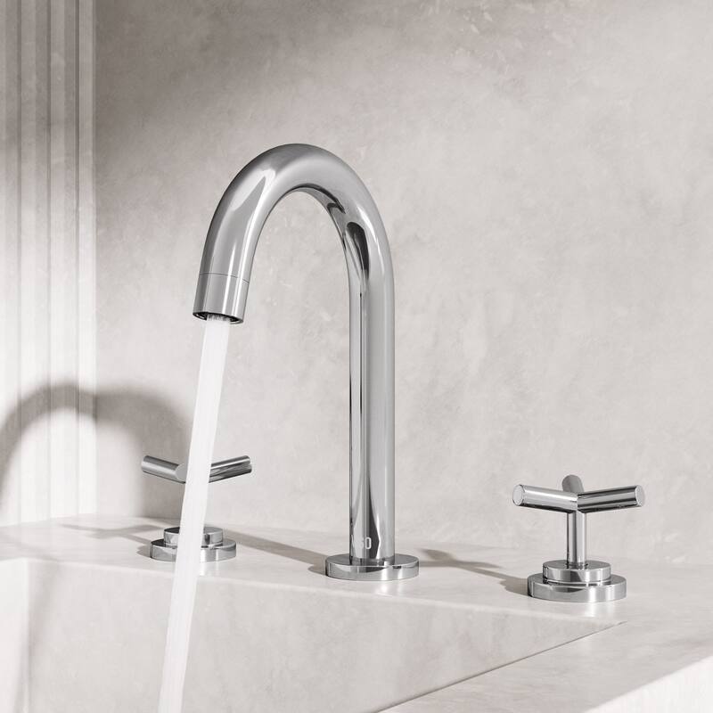 VIGO Jewel 9" H 2-Handle Widespread Bathroom Faucet