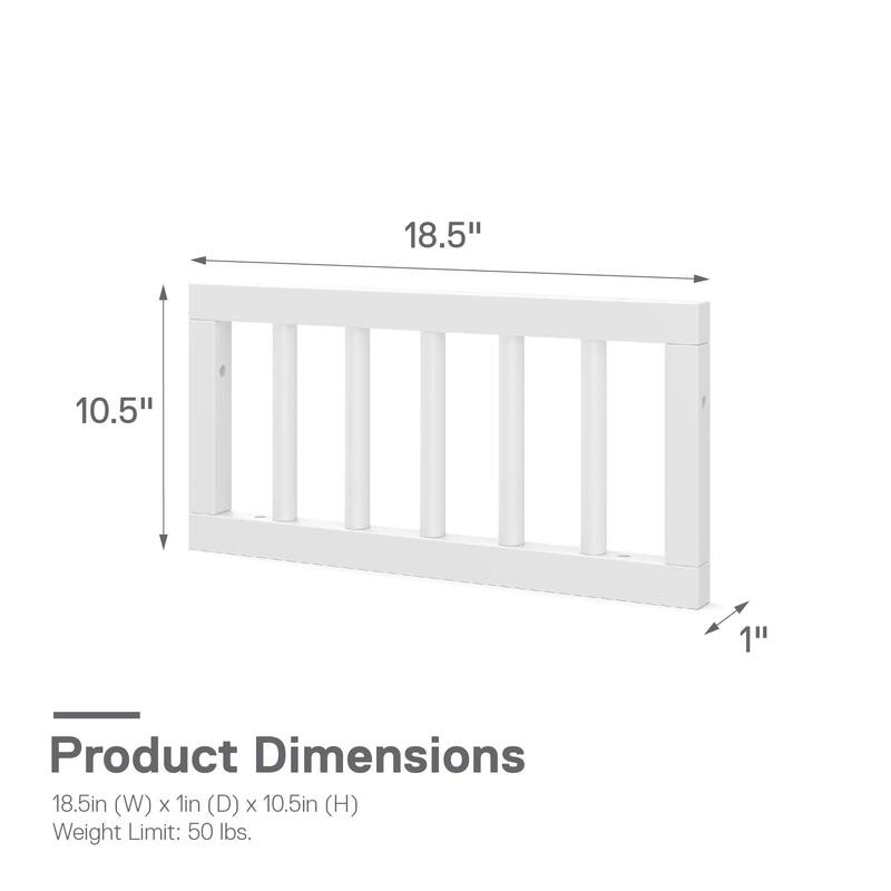 Little Seeds Aviary Toddler Rail with Spindles - N/A