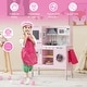 preview thumbnail 10 of 10, Costway Kids Pretend Kitchen Play Set Toddler Toy Wooden Chef Height - See Details
