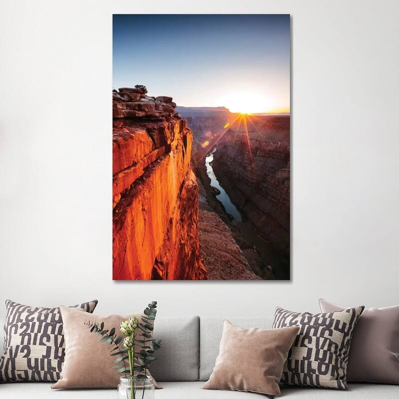 iCanvas "Sunrise, Toroweap Point, North Rim, Grand Canyon National Park, Arizona, USA" by Matteo Colombo Canvas Print