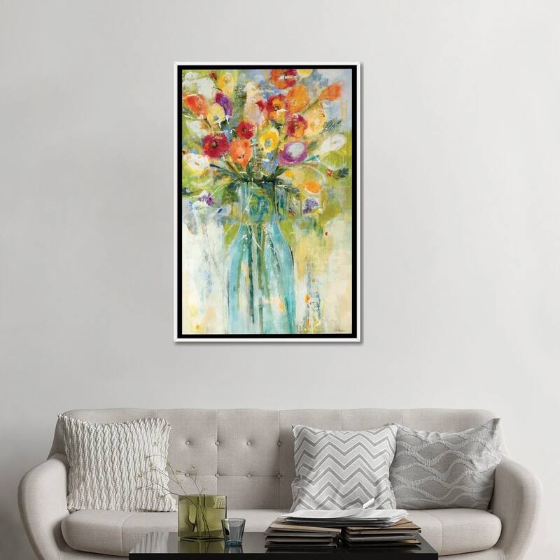 iCanvas "Realizing The Day" by Jill Martin Framed Canvas Print