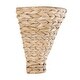 preview thumbnail 2 of 9, Varaluz Hilton Head 1-Light Wall Sconce - French Gold/Natural Seagrass
