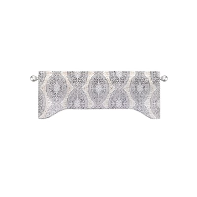 DriftAway Adrianne U Shape with Selfcord Window Curtain Swag Valance - 52 x 16
