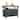 Domi Outdoor Grill Cart with Storage, Portable Metal Prep Table for BBQ and Patio Use