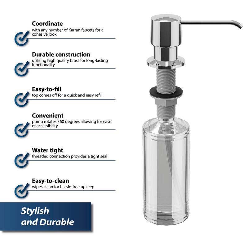 Karran SD25 Kitchen Soap/Lotion Dispenser