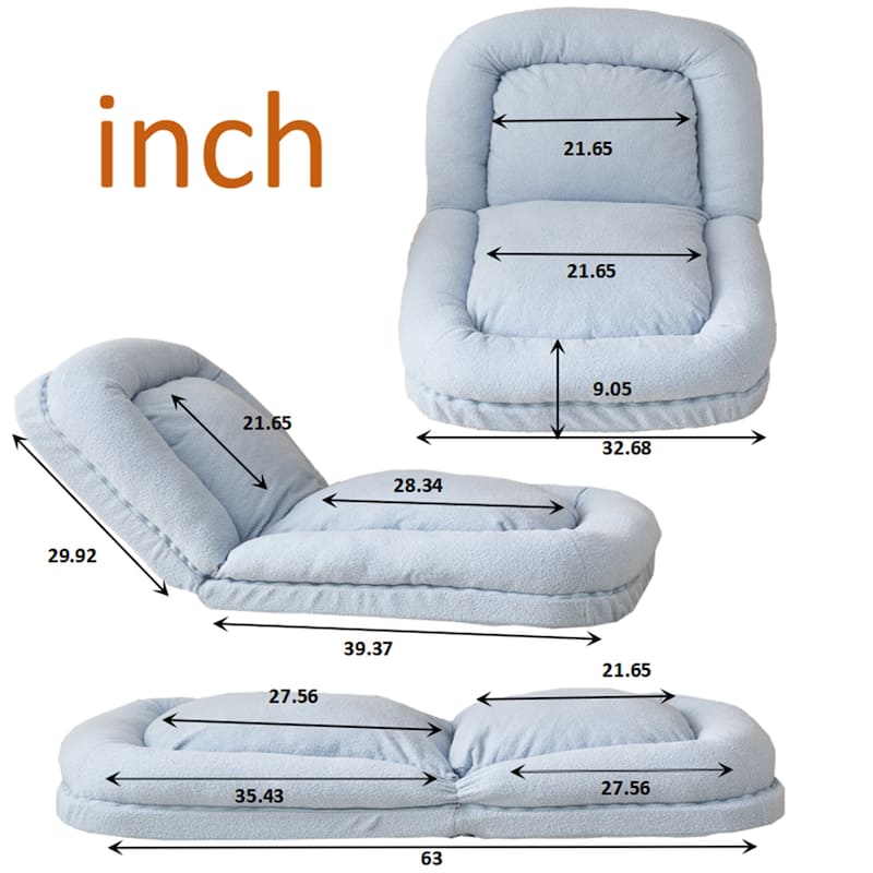 Bryston 42.5'' Upholstered Reclining Sleeper Sofa
