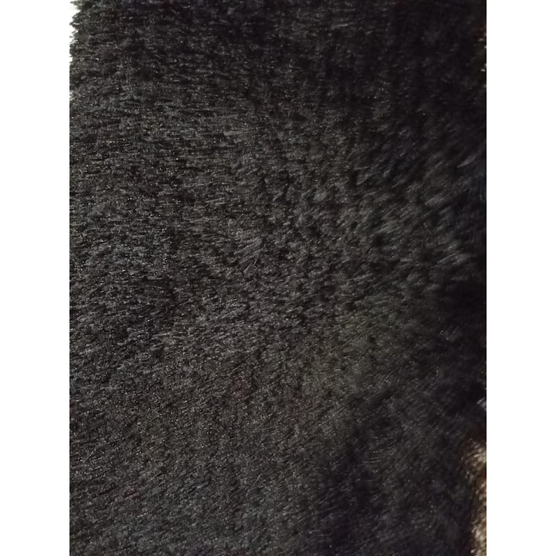 Urban Shag Collection Area Rug - 8' X 10' - Black