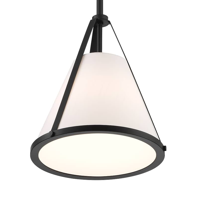 Fulton 1 Light Black Pendant