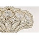 preview thumbnail 19 of 24, Rilo 4-light Antique Finish Carousel with Crystals Chandelier Ceiling Light