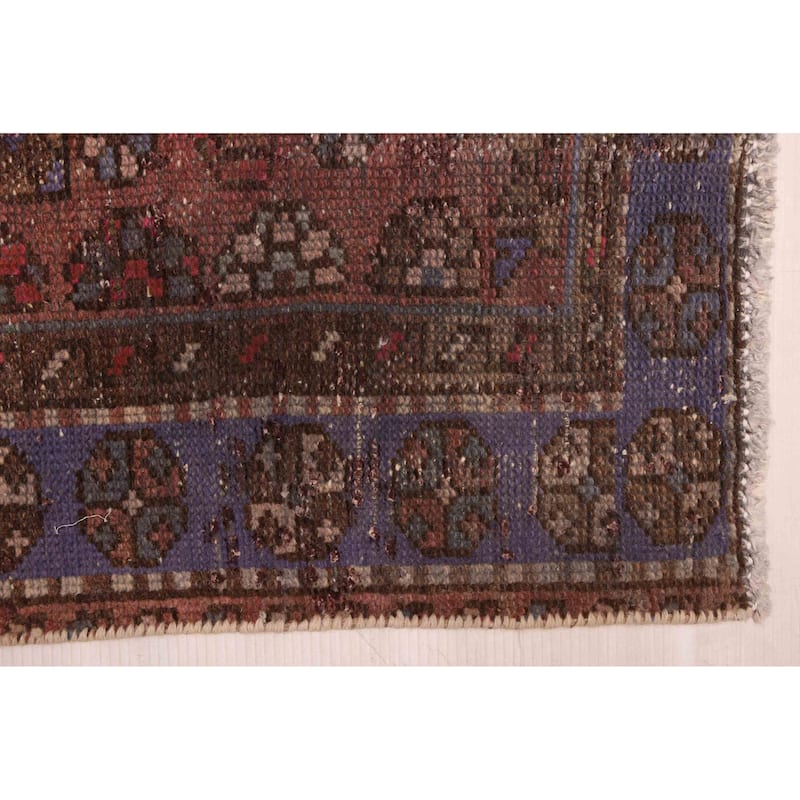 ECARPETGALLERY Hand-knotted Antalya Vintage Dark Red Wool Rug - 4'0 x 6'1