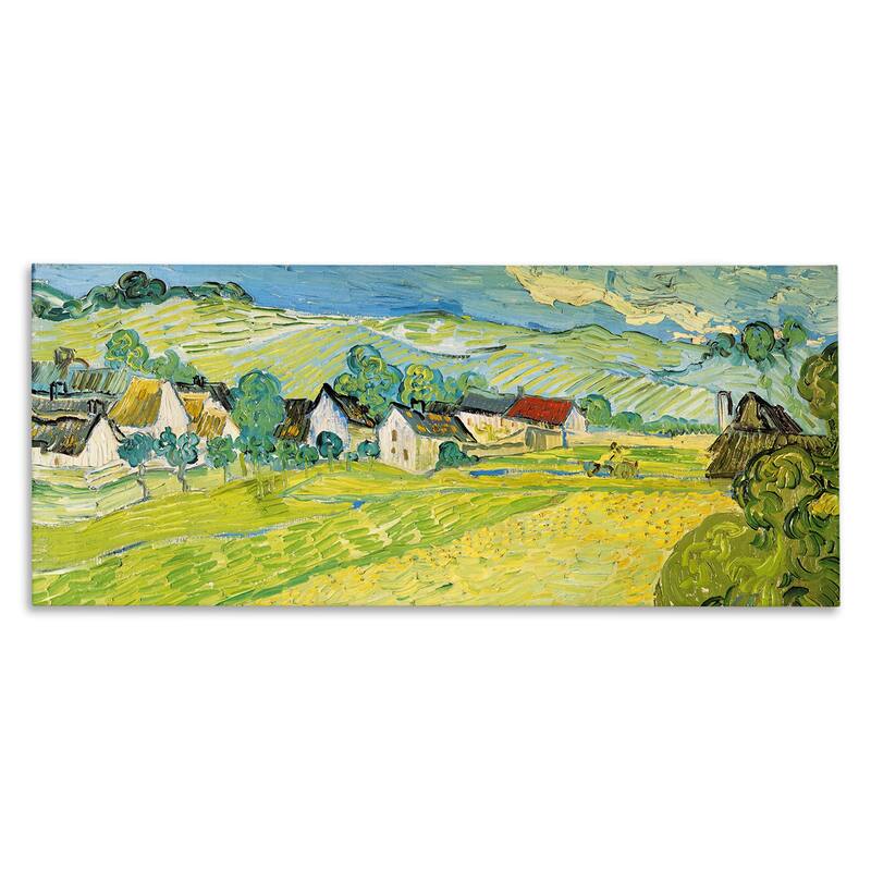 Stupell Classic Vast Countryside Canvas Wall Art Design By Vincent Van Gogh - 40 x 17