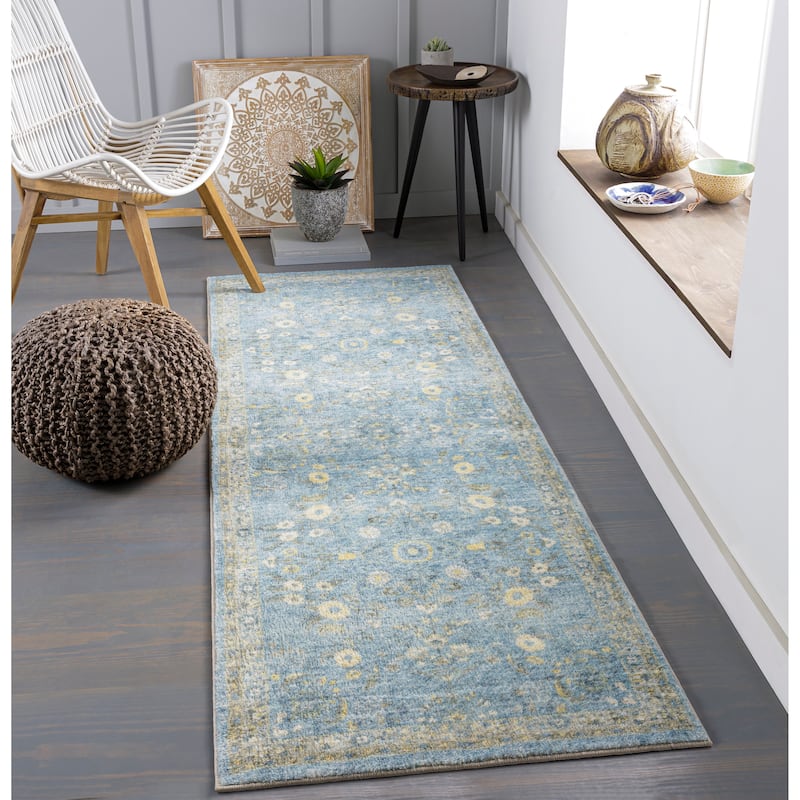 Livabliss Arrietty Vintage Floral Oriental Area Rug