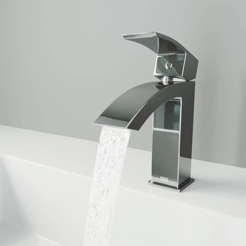 VIGO Satro 7" H Single Handle Single Hole Bathroom Faucet