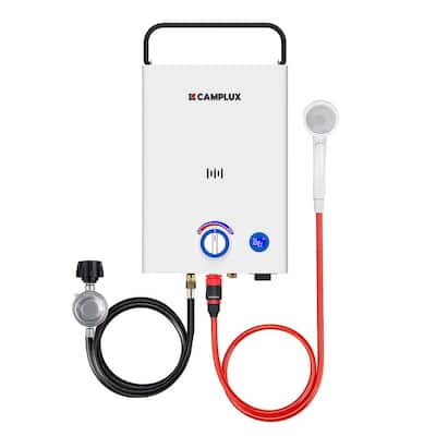 CAMPLUX First Series 2.64GPM 68,000 BTU Portable Outdoor Propane Tankless Water Heater