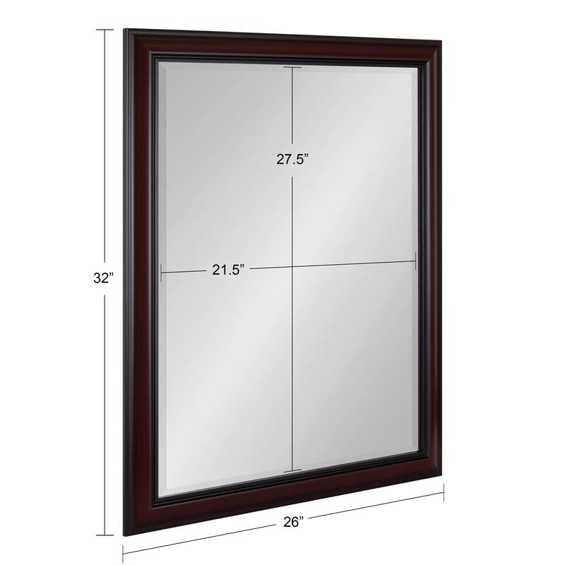 Kate and Laurel Dalat Framed Beveled Wall Mirror