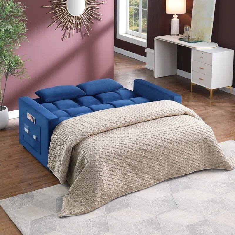 66.25'' Velvet Sofa - 66.25'' W X 34'' D