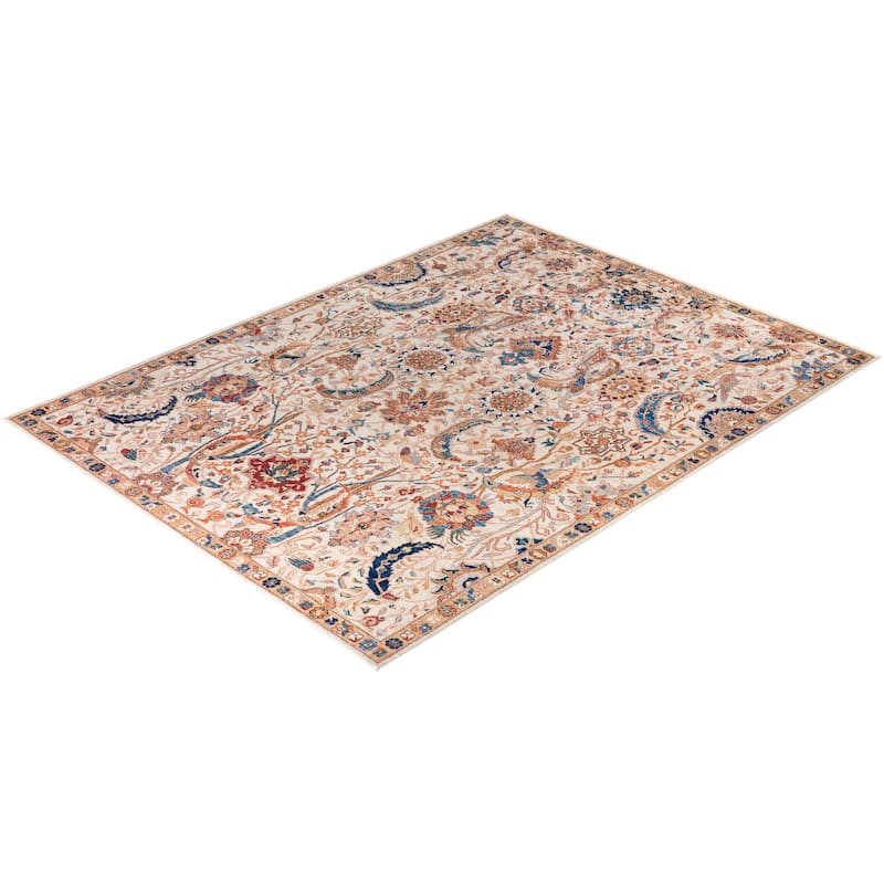 Serapi One-of-a-Kind Hand-Knotted Area Rug - Ivory - 8' 10" x 11' 9"
