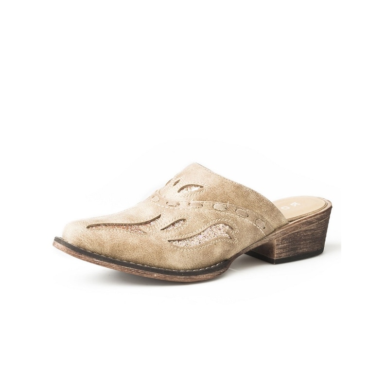 Shop Roper Casual Shoes Womens Mule Beth Snip Toe Tan Overstock