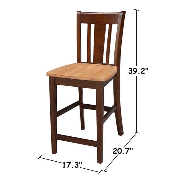 dimension image slide 13 of 21, Copper Grove Wistman Bar Stool