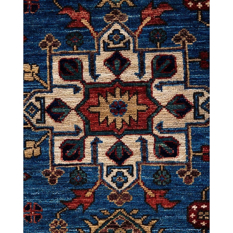 Serapi One-of-a-Kind Hand-Knotted Area Rug - Light Blue, 8' 0" x 9' 9" - 8' 0" x 9' 9"