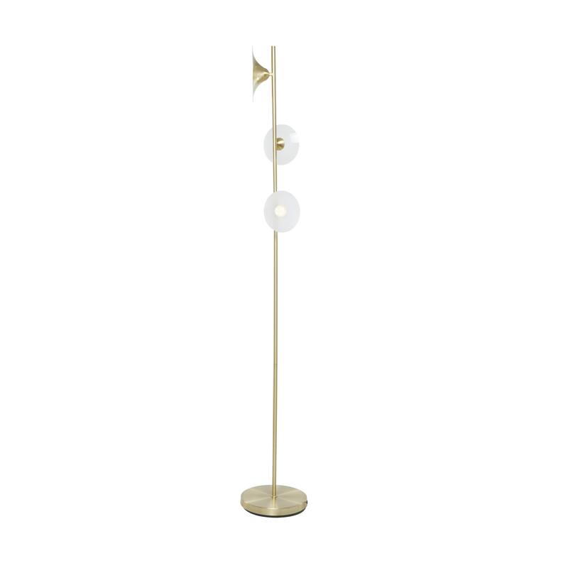 Metal Room Floor Lamp - Gold - Roche River Decor
