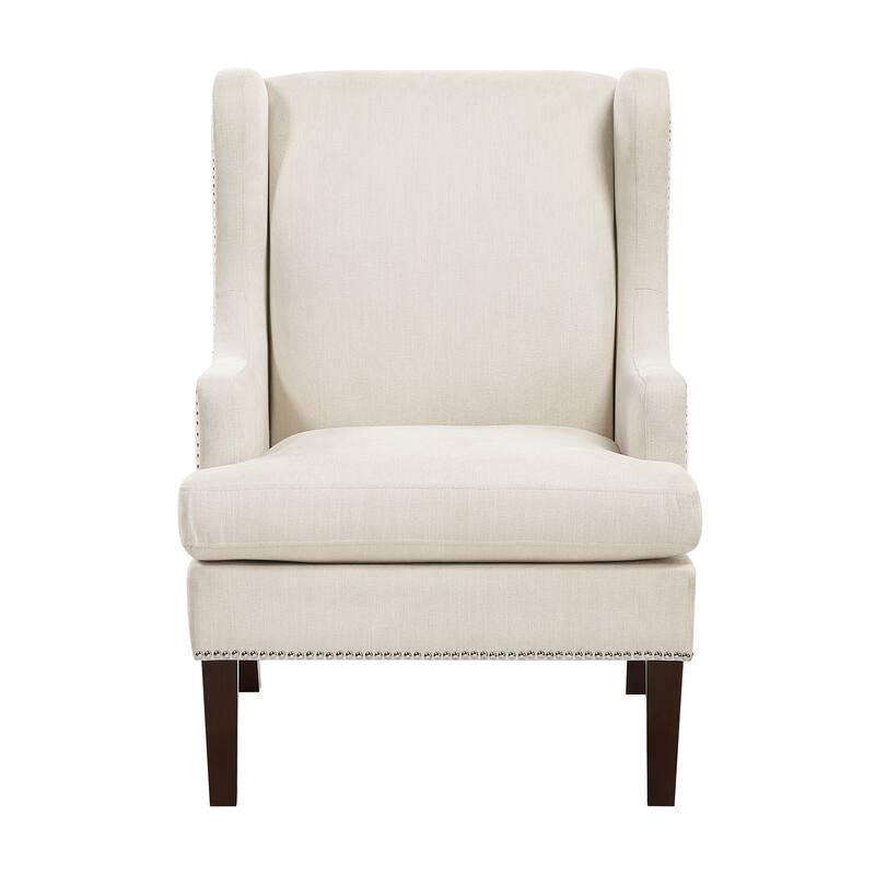 LaFollette 29" Textured Accent Chair - Nailhead Trim